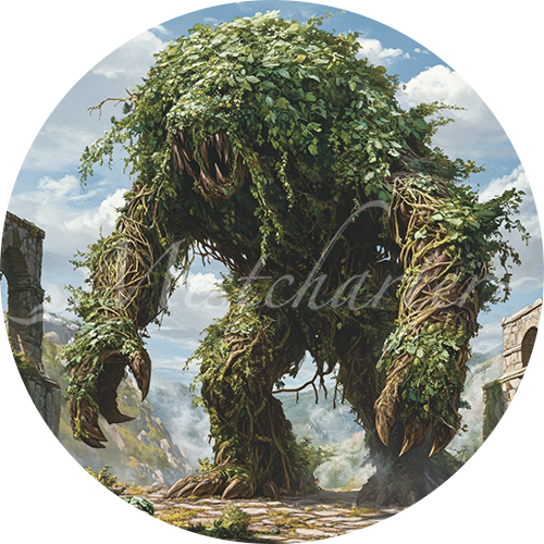 Shambling Mound game token for DND