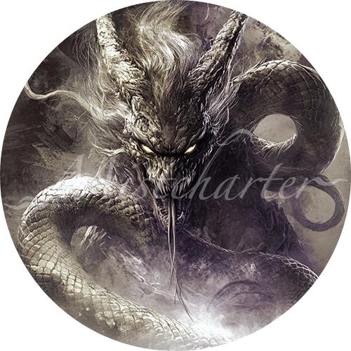 Spirit Naga game token for DND