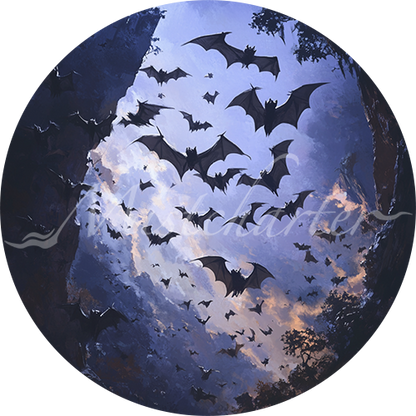 Swarm of Bats Game Tokens for VTT and TTRPG | Mistcharter Maps