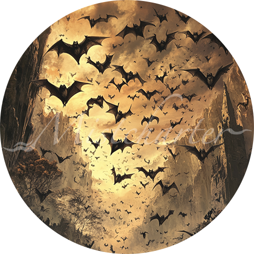 Swarm of Bats Game Tokens for VTT and TTRPG | Mistcharter Maps