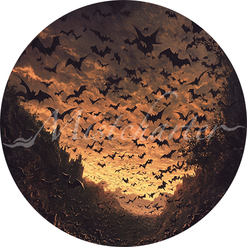 Swarm of Bats Game Tokens for VTT and TTRPG | Mistcharter Maps