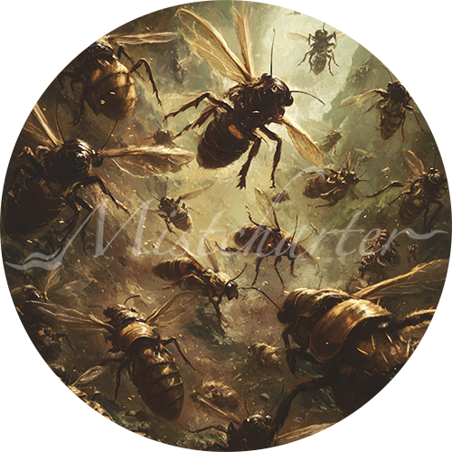 Swarm of Insects Game Tokens for VTT and TTRPG | Mistcharter Maps