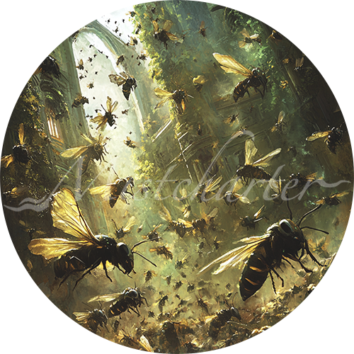 Swarm of Insects game token for DND