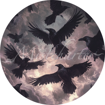Clockwork Raven Token Swarm of Ravens Game Tokens for VTT and TTRPG | Mistcharter Maps