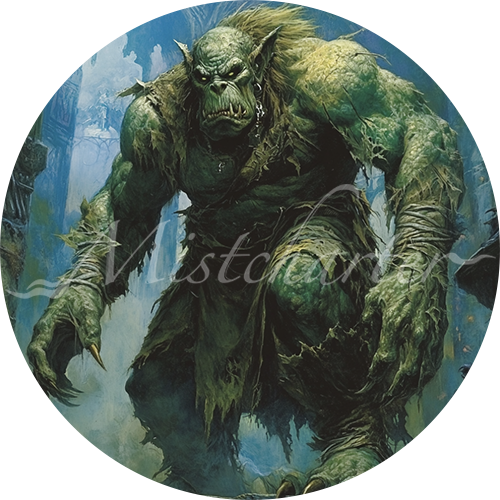 Troll Game Tokens for VTT and TTRPG | Mistcharter Maps