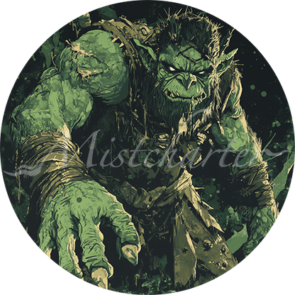 Troll Game Tokens for VTT and TTRPG | Mistcharter Maps