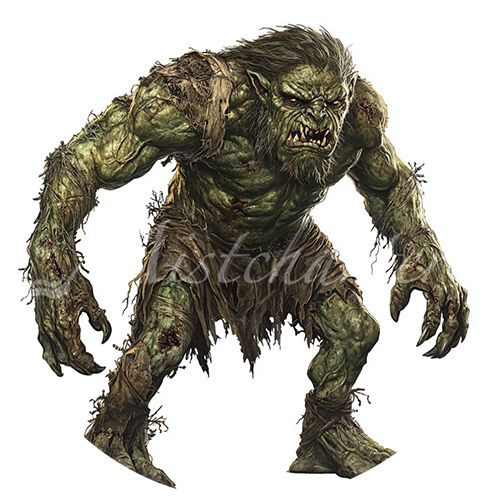 Troll Game Tokens for VTT and TTRPG | Mistcharter Maps
