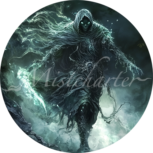 Wraith game token for DND