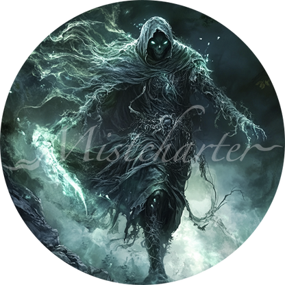 Wraith game token for DND