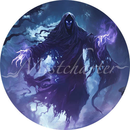 Wraith Toeken Wraith Game Tokens for VTT and TTRPG | Mistcharter Maps