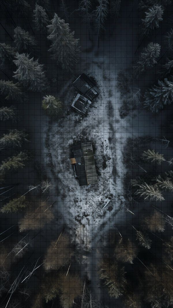 Hideaway Map MysticMoss Hideaway Haunted Forest D&D Map by UltraRealm Maps ...