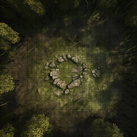 Nature'sNiche Circle dnd map by ultrarealm