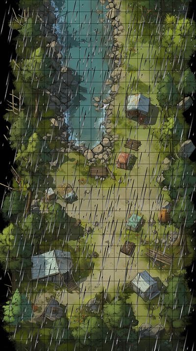 Nomads Nook Rainy D&D Map