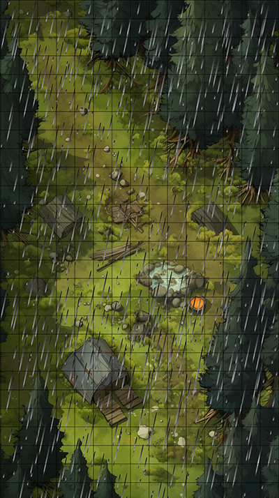 Ravagers Ruin Rainy D&D Map