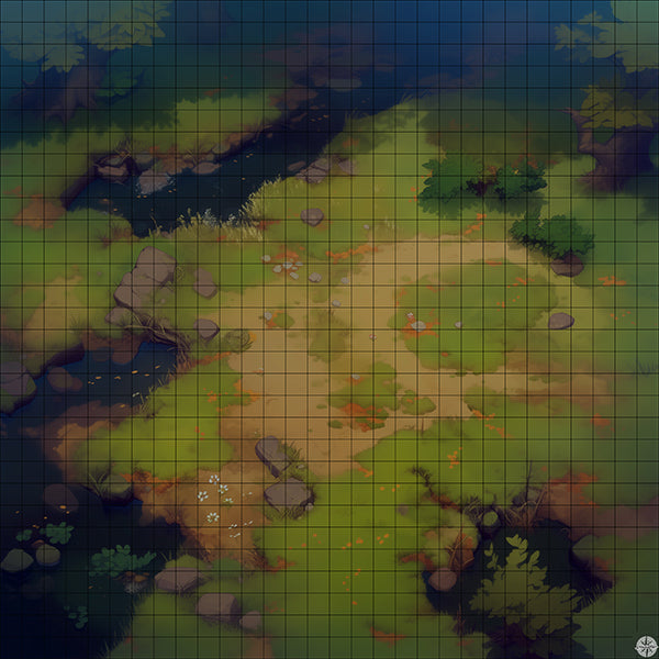 Reedrun Refuge Battlemap - TTRPG Map For D&D and Roll20 – Mistcharter Maps