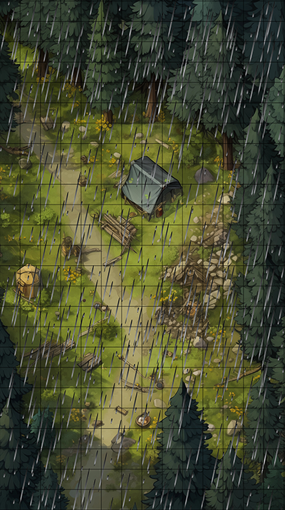 Robbers Roost Rainy D&D Map