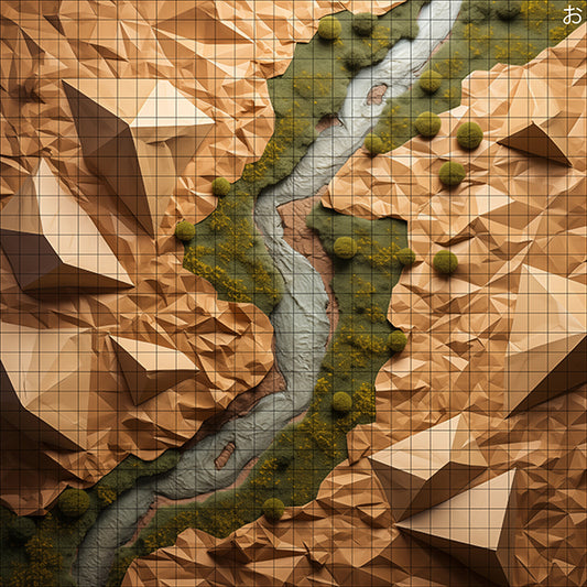 Origami D&D Maps | Mistcharter Maps