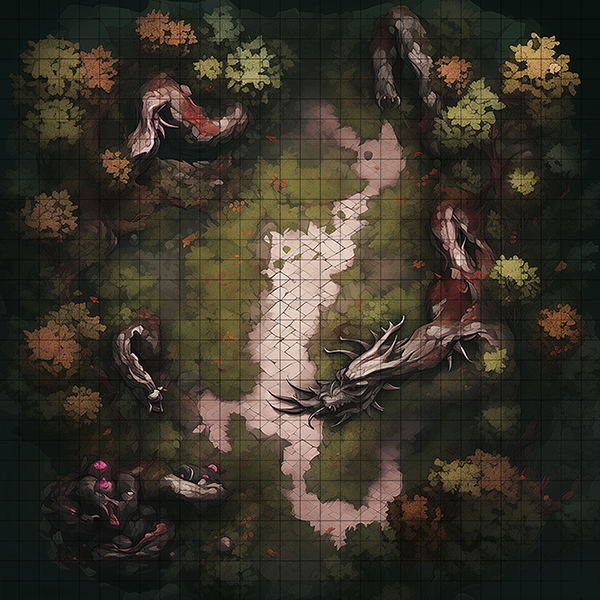 SerpentSapling Sanctuary dnd map