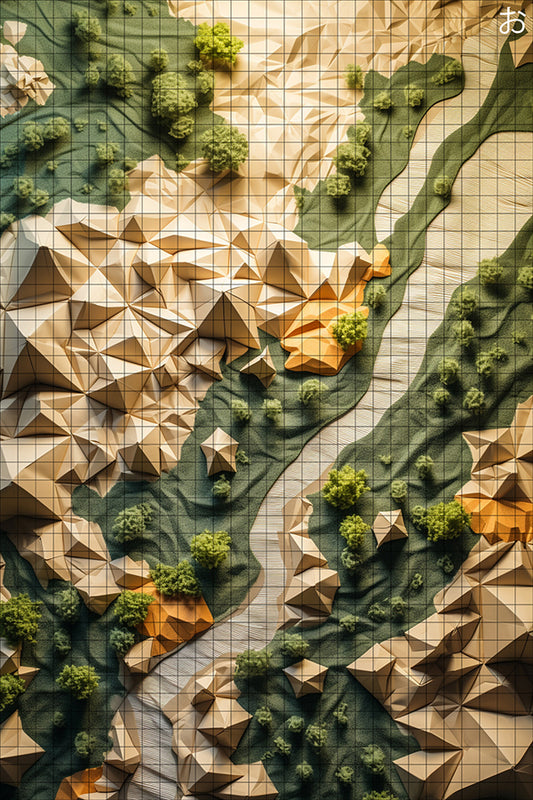 Origami D&D Maps | Mistcharter Maps