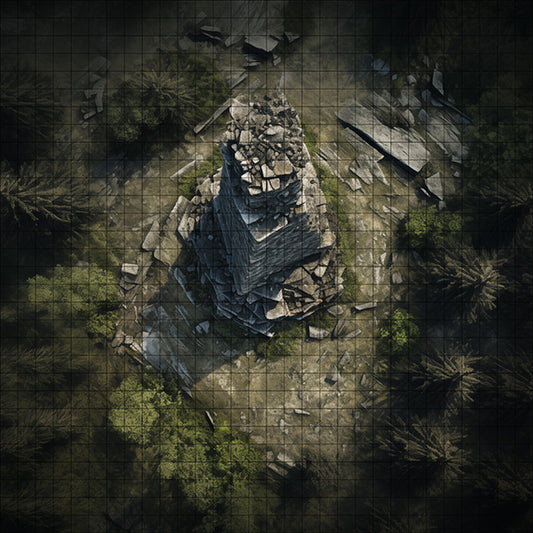 Towertrek Spire dnd map by ultrarealm