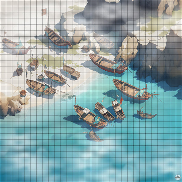 Treasure Hunter_s Beach Battlemap Mist