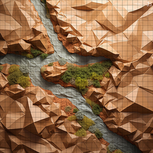 Origami D&D Maps | Mistcharter Maps