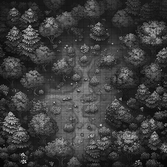 Underbrush Shrubbery - Undertale Style D&D Map by 16Bit DerNDer