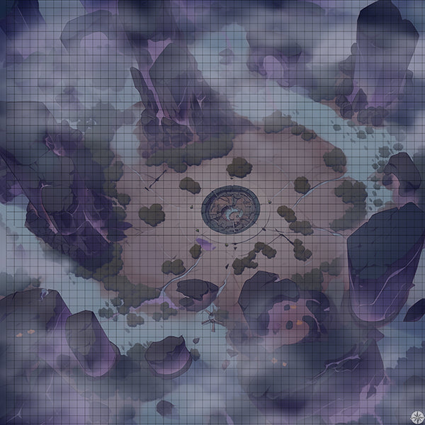 Voidwalkers Desolation Battlemap Night Mist