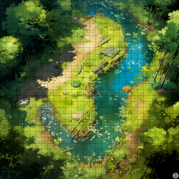 Wildlife Forest Lake Preserve Battlemap