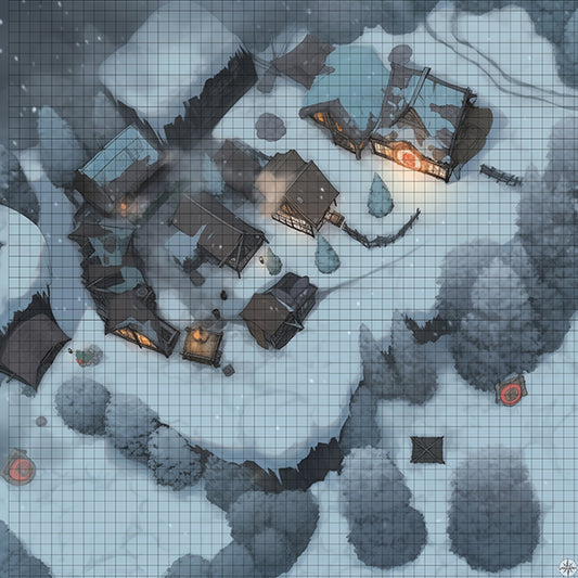 Winter Village Battlemap