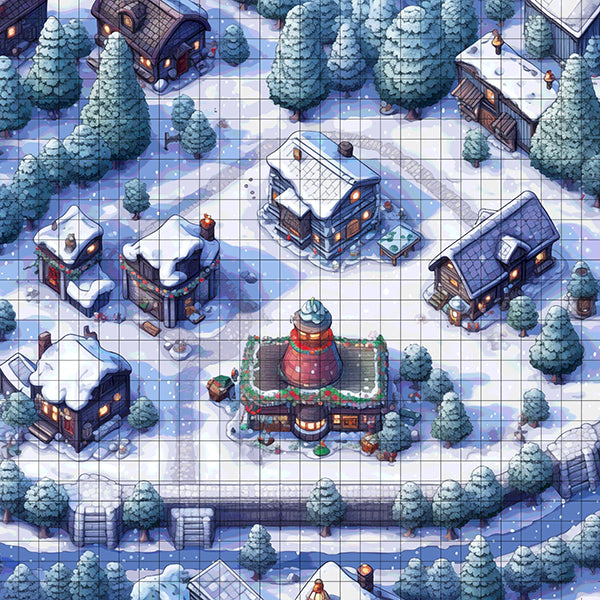 Workshop Wonderland christmas dnd map